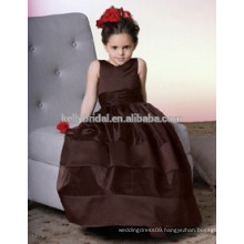 Beautiful and high quality organza flower dress or ball gown tulle flower girl dress or plus size flower girl dress